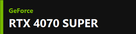 GeForce RTX 4070 SUPER logo