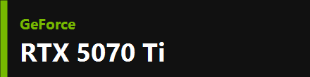 GeForce RTX 5070 Ti logo