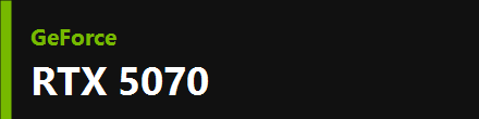 GeForce RTX 5070 logo